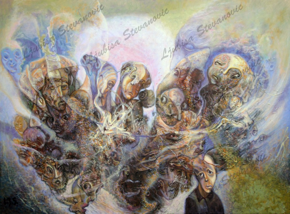 Thoughts Are Within Us - Dimensions: 51.2 x 38.5 inches ● Zaječar, Serbia ● September 2, 2013